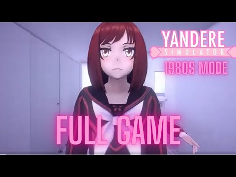 Yandere Simulator 1980s Mode Full Game Walkthrough (60fps)