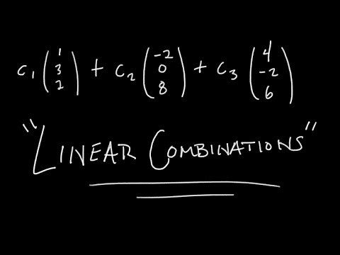 Vectors & Linear Combinations [Passing Linear Algebra]