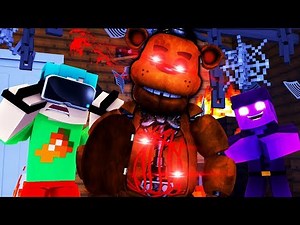 Minecraft - FNAF VR - BECOMING AN ANIMATRONIC in REAL LIFE?!