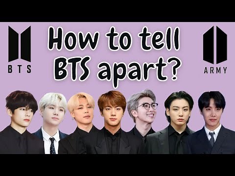 How to tell the members of BTS Apart