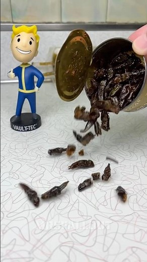 Opening 1950’s Can of Fried GRASSHOPPERS!