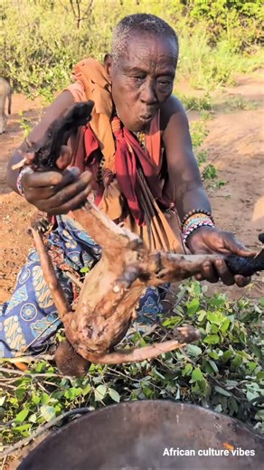 Most Unusual Survival Food in African Tribe | Primitive Life & Culture #shorts #viral