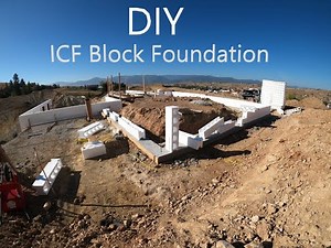 DIY ICF Block Foundation