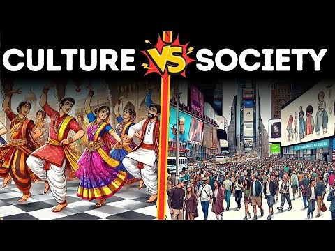 Culture vs Society (Explained in 3 Minutes)