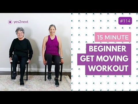 Beginner Get Moving Workout in a Chair | No Jumping