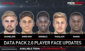 PES 2017 Data Pack 2.0 now available for download