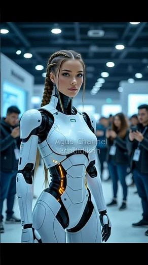 Live at 2025 Robot Expo: Humanoid Woman Robot Reveals Her Internal Core