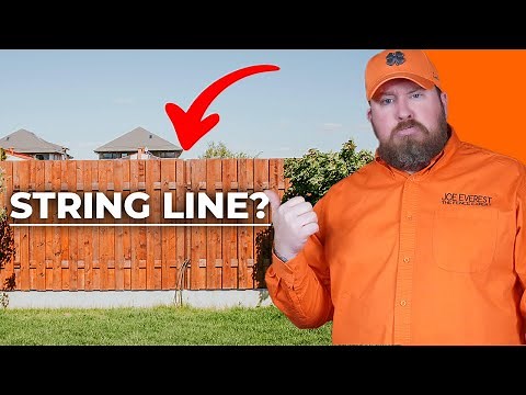 How do you String Line Your Fence? Fence Guy Answers
