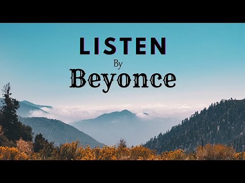 Beyoncé - Listen(Lyrics)