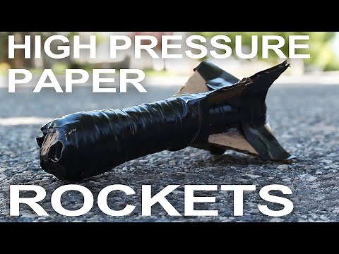 Paper Rockets That Fly 300 Feet