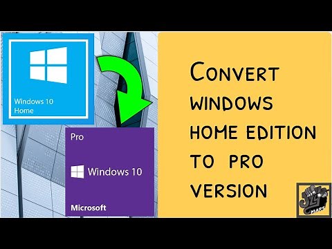 Convert Windows 10 Home Edition to Pro Version