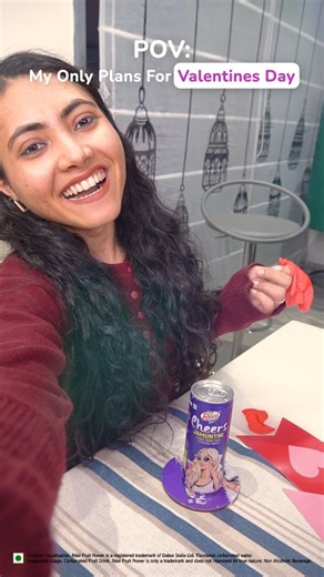 Real Fruit Power on Instagram: "Love comes in many forms, ours just shows up with inside jokes and shared drinks 🥂💛 This Valentine’s, we’re raising a glass with Réal Cheers for the real ones [Valentine's, valentine, valentine's day, love, drinks, friends, celebration, partners, Mixer, Party, green apple, mojito, jamuntini, vibes, fun, mocktails, new year's, happy, friends, houseparty, chill, nooffice, 2026]"