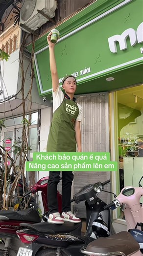 E nâng cao sản phẩm rùi, khách iu đến thử ngay nè #74nguyenvietxuan #máttrà #matcha