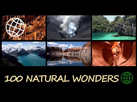 100 Natural Wonders of the World [Amazing Places 4K]