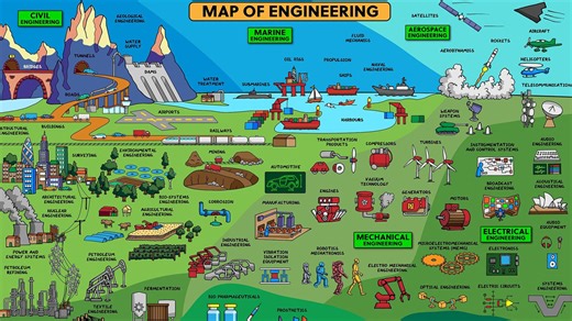 Unlocking the Map of Engineering: A Visual Guide to Every Engineering Field