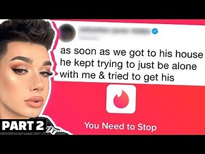 James Charles' Tinder Account Gets Him in Trouble, People Speak Up with Receipts - Part 2