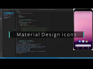 Material Design Icons - Flutter Package