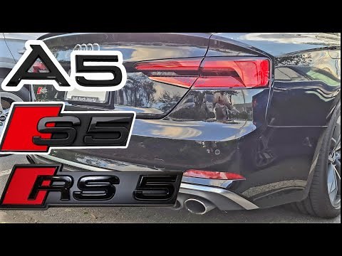 AUDI A5 vs S5 vs RS5 Comparison