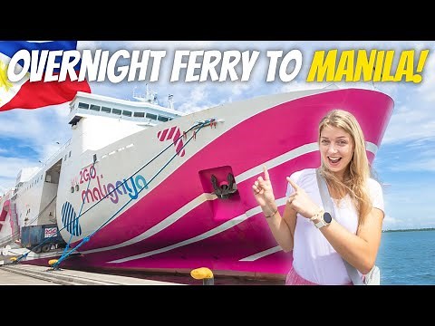 24 Hours in 2GO Luxury BUSINESS CLASS Ferry to MANILA! 🇵🇭