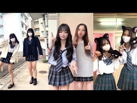 生足jk tiktokダンス動画