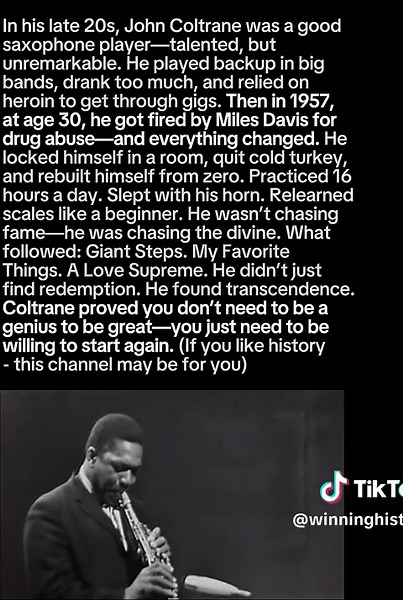 John Coltrane: Transforming Jazz After Career Challenges