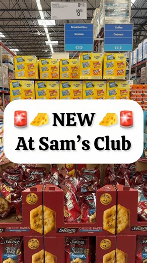 NEW to my club! 🧀🎉 Sargento® Cheese Bakes Aged White Cheddar & Rosemary Crackers just hit the shelves and I’m so excited to finally try them! 🙌 I’ve seen these all over and now it’s my turn to find out if they’re as good as they sound! 😍🧂 Want a review? Drop a 🧀 in the comments if you’re curious! 💬 Have you seen these at your club yet? Tried them? Spill the cheesy tea below! 🫖🧀👇 📦 $8.98 | 14 oz. #SamsClub #MembersMark #FoodReview #SamsClubFoodReview #SamsClubFoodReviews #SamsClubFood 