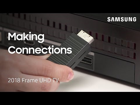 Connect the One Invisible Cable and One Connect Box to Your 2018 Frame UHD or Q9FN TV | Samsung US
