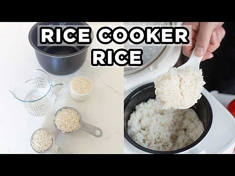 How to Make Rice in the Rice Cooker + Water to Rice Ratios & Recipe | Laura Fuentes