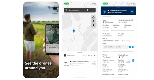 This free app tracks nearby drone flights using Remote ID data