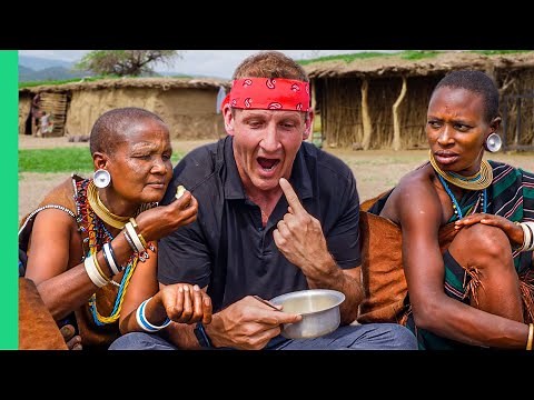 EXTREME African Tribal Food!! Eating EVERYTHING They Eat!!