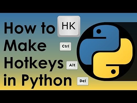 How to Make Hotkeys in Python
