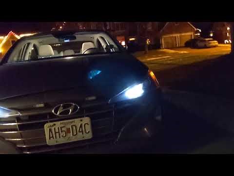 2019-2020 Hyundai Elantra led DRL's and headlight adjustment