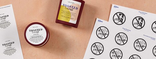 Candle Warning Labels & Stickers