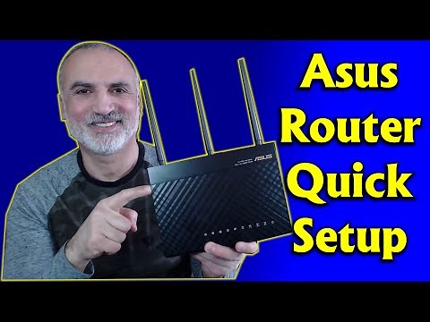 Asus Router Quick Setup with the Web interface