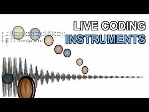 Live coding musical instruments with mathematics