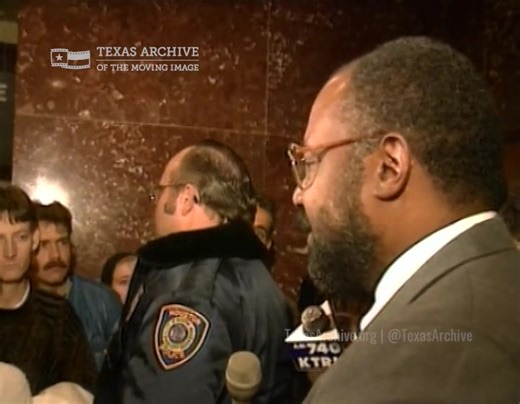 Montrose marched forward in 1991 as Houston’s LGBTQ community demanded protection — and refused to be ignored. 🏳️‍🌈 This KPRC-TV segment documents Queer Nation’s protest at City Hall just days after the fatal shooting of Phillip Smith, the first Houston homicide officially classified as an anti-LGBTQ hate crime. What followed was a powerful downtown march and a direct confrontation with city leadership, all calling for safer streets in Montrose. Digitized through our CLIR grant, it’s a strikin