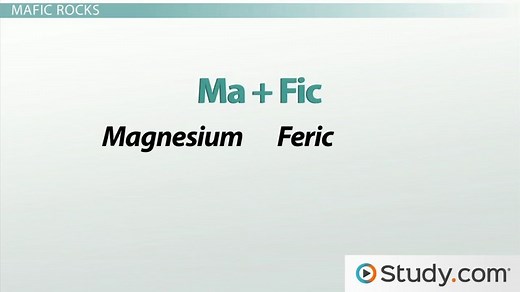 Igneous Rocks Definition, Types & Examples