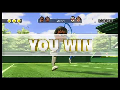 Wii Sports - Tennis (Skill Level 0 - Champion)
