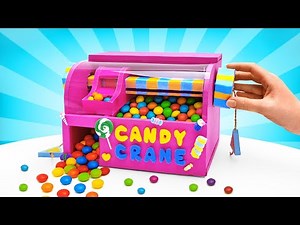🍭引っ張る装置で作るDIYキャンディ・マシーン！🍭