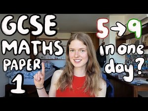 last minute gcse maths paper 1 || exam tips, common mistakes, revision plan