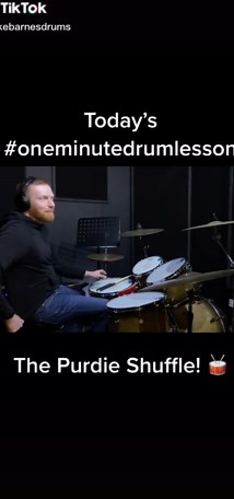 Master the Purdie Shuffle with this One Minute Drum Lesson