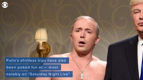 Putin enjoys shirtless hunting and fishing trip