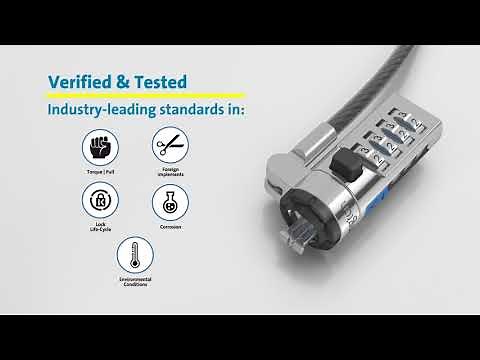 Kensington NanoSaver™ Combination Laptop Lock