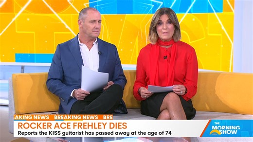 KISS guitarist Ace Frehley has tragically passed away at age 74. The legendary musician was a co-founder of the world famous band as well as having a successful solo career. #kiss #rock #music #acefrehley #themorningshow | The Morning Show