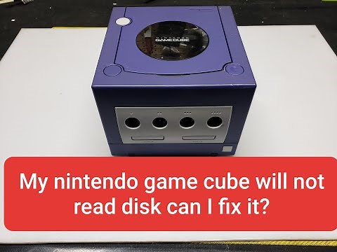 Fixing a gamecube that does not read disk.