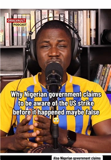 Nigerian Government's Awareness of US Air Strikes Against Terrorists