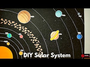 Solar System Model | How To Make Solar System | DIY Solar System | Solar System School Project