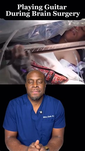 Zikky Kanu, M.D. | Why is this patient playing guitar during brain surgery? It’s called awake brain surgery, done to protect critical brain functions. If the... | Instagram