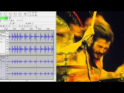 Led Zeppelin - Ramble On - drums only. Original John Bonham drum track.