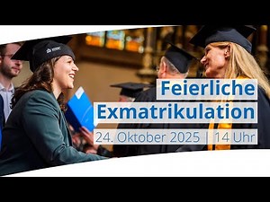 Feierliche Exmatrikulation 2025 an der Hochschule Mittweida